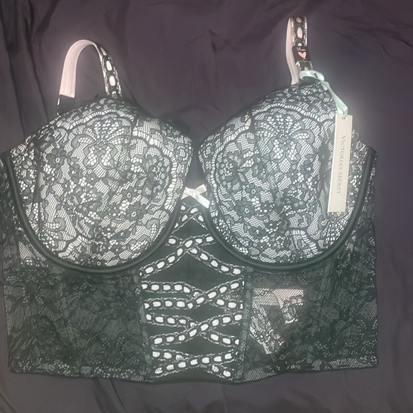 Victoria secret DREAM ANGELS corset 
Lightly-Lined Heritage Ribbon Slot Bra Top - Picture 16 of 17